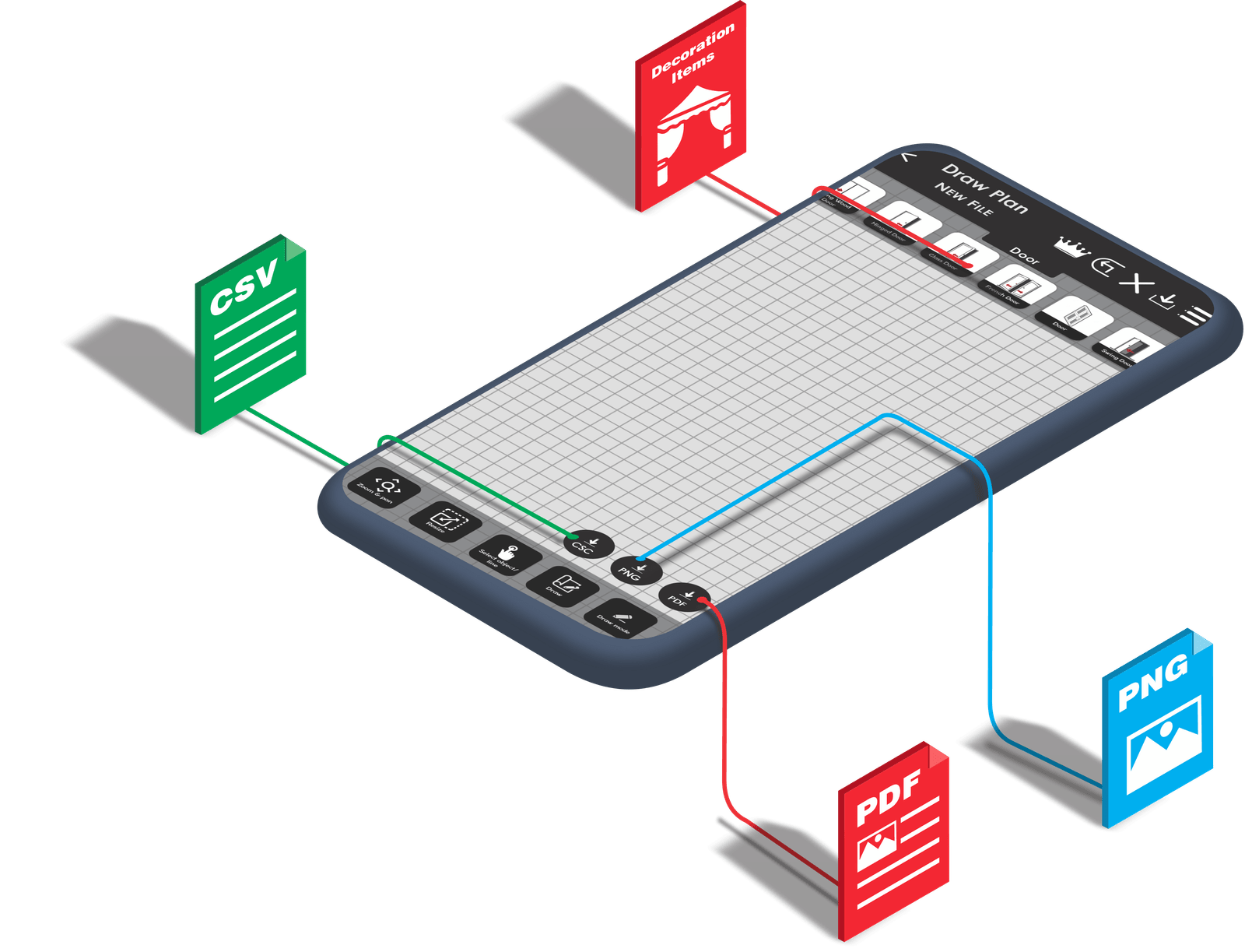 draw floor plan